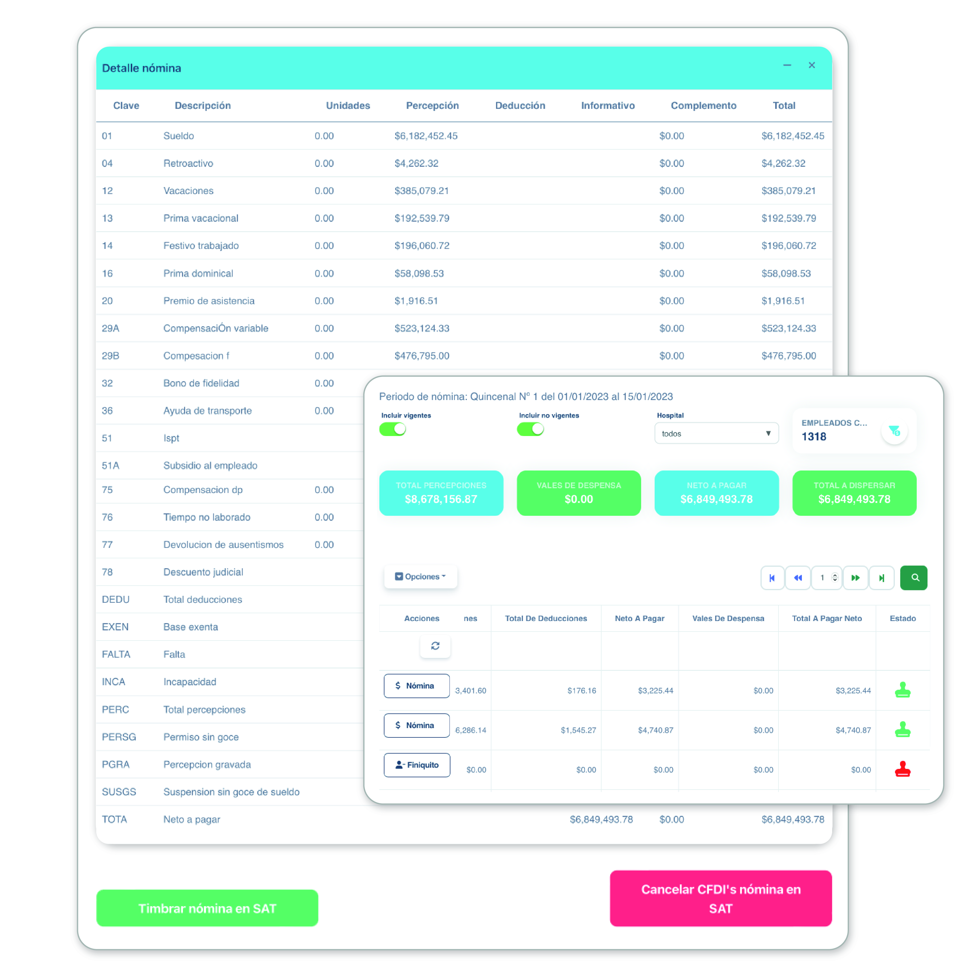 Calculadora y Simulación de Finiquitos